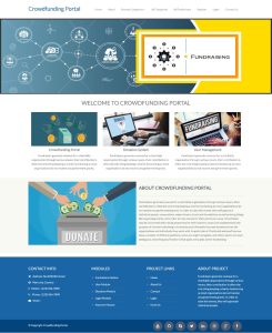 Crowd Funding Portal Report Synopsis Source Code