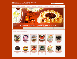 Online Cake Ordering System Report Synopsis Source Code