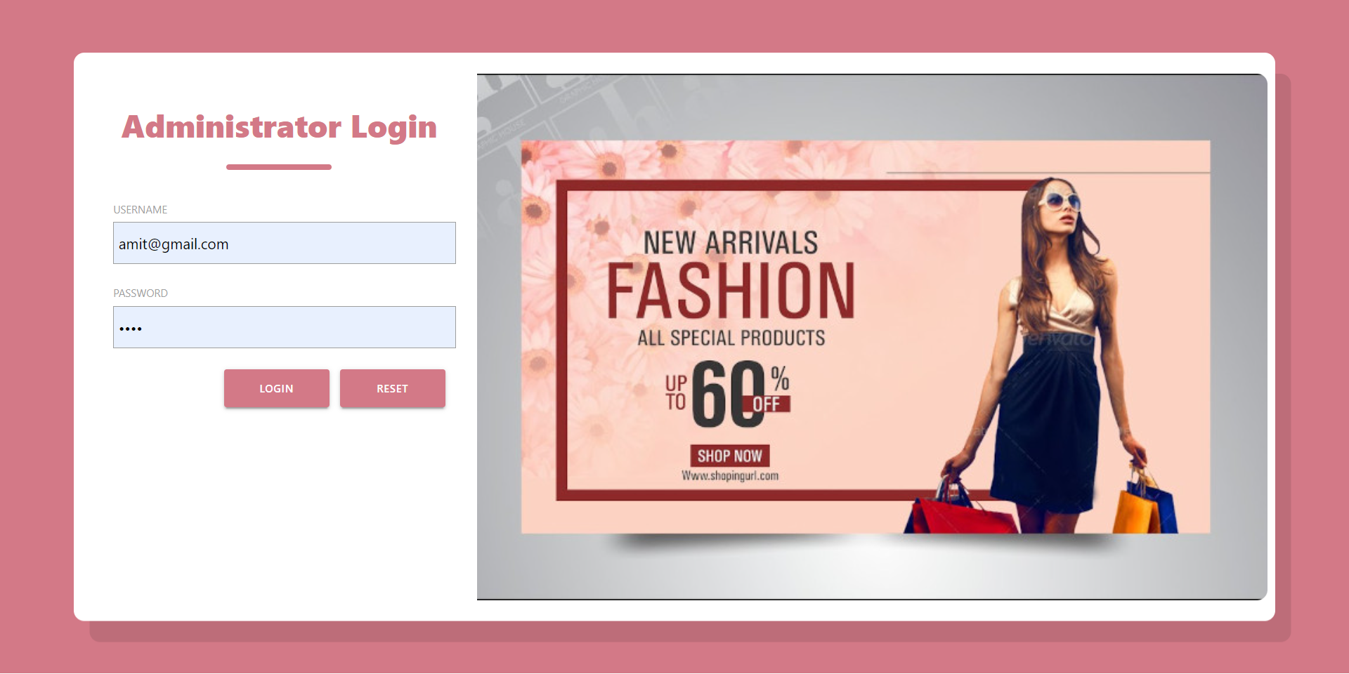 Fashion Store Management System- Java Spring Boot Angular Eureka Project