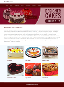 Online Cake Store Report Synopsis Source Code