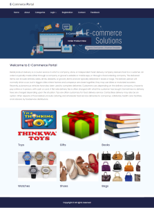 E-Commerce Portal Report Synopsis Source Code