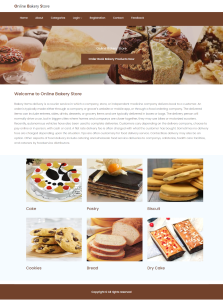 Online Bakery Store Report Synopsis Source Code