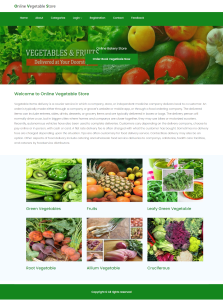 Online Vegetable Store Report Synopsis Source Code