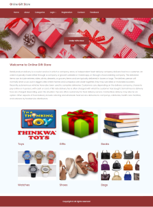 Online Gift Store Report Synopsis Source Code