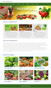 Online Vegetable Store Report Synopsis Source Code