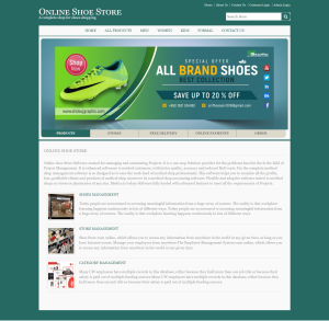 Online Shoe Store Report Synopsis Source Code