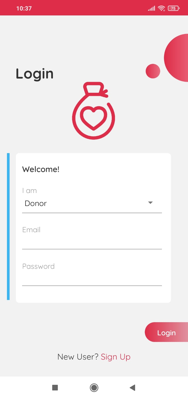 Blood Bank Android Project