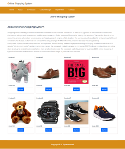Online Shopping System Report Synopsis Source Code