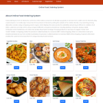 Online Food Ordering System Report Synopsis Source Code