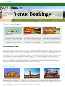 Venue Booking System Report Synopsis Source Code