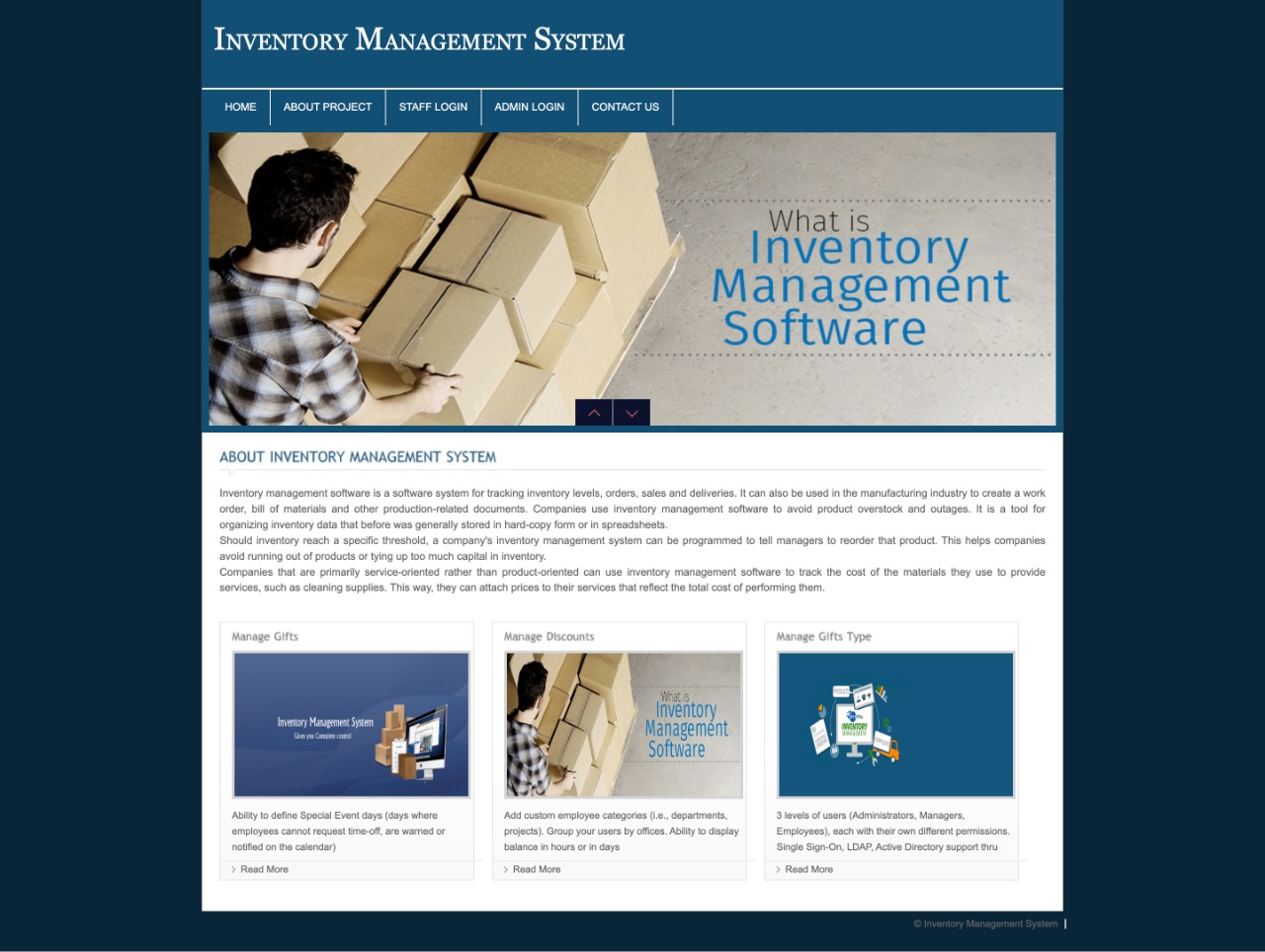 Inventory Management System- PHP Web Development Project