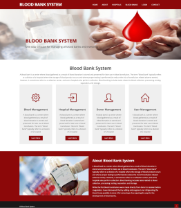 Blood Bank Management System Report Synopsis Source Code