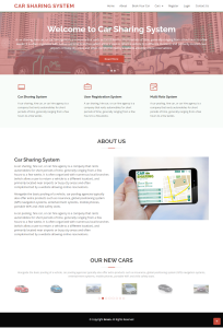 Car Sharing System Report Synopsis Source Code