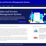 Sales and Invoice Management System Report Synopsis Source Code