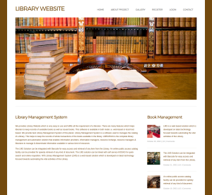 Library Website Report Synopsis Source Code