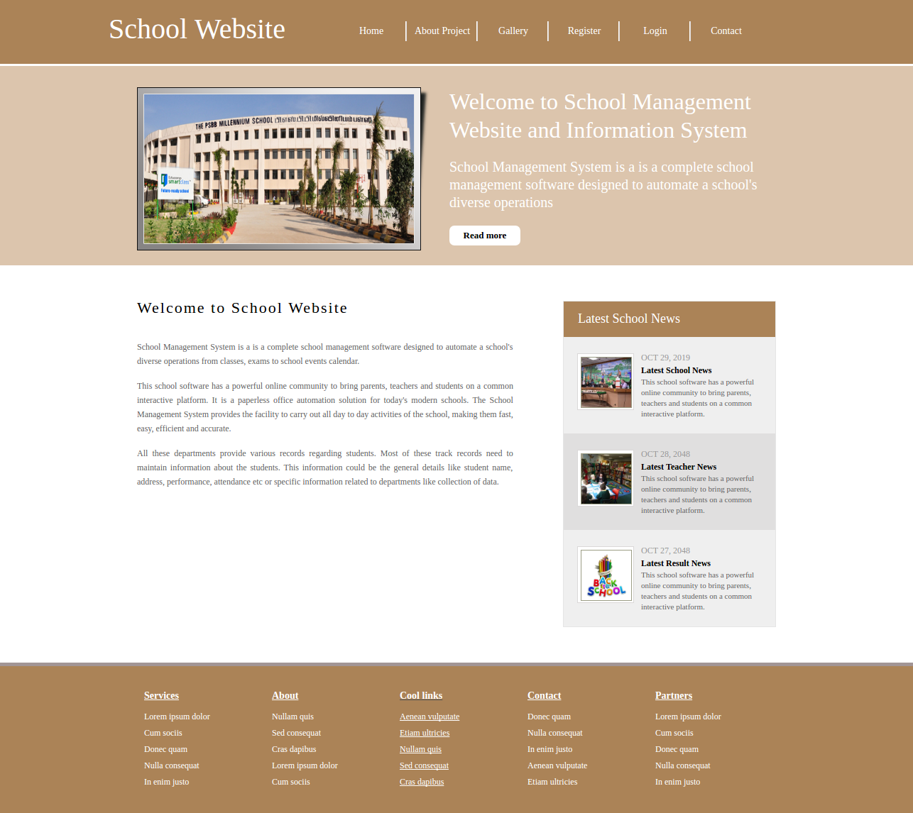 School Website