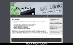 Clinic Website Report Synopsis Source Code