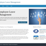 Employee Leave Management System Report Synopsis Source Code