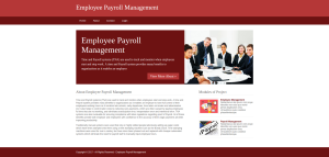 Employee Payroll Management System Report Synopsis Source Code