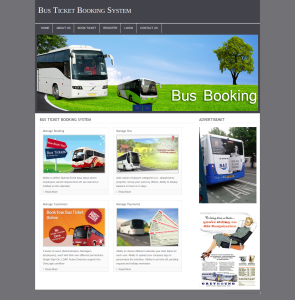 Bus Ticket Booking System Report Synopsis Source Code