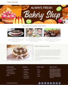 Online Cake Shop Report Synopsis Source Code