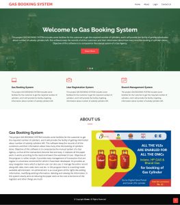 Gas Booking System Report Synopsis Source Code