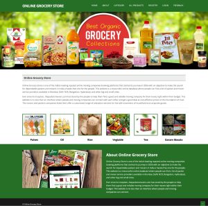 Online Grocery Store Report Synopsis Source Code