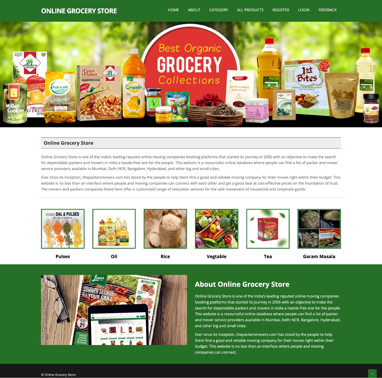 Online Grocery Store- NodeJS ReactJS Project