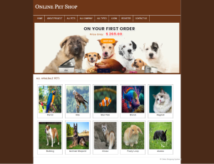 Online Pet Shop Report Synopsis Source Code