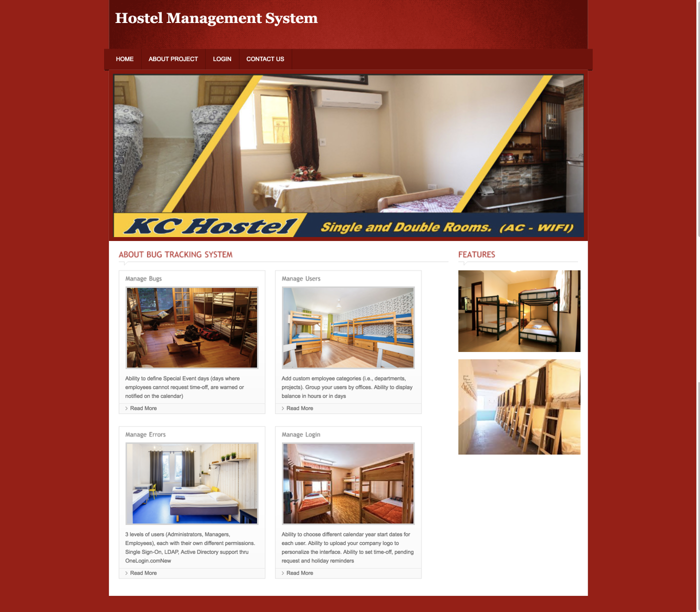 Hostel Management System- PHP Web Development Project