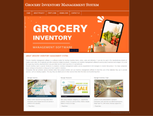 Grocery Inventory Management System Report Synopsis Source Code