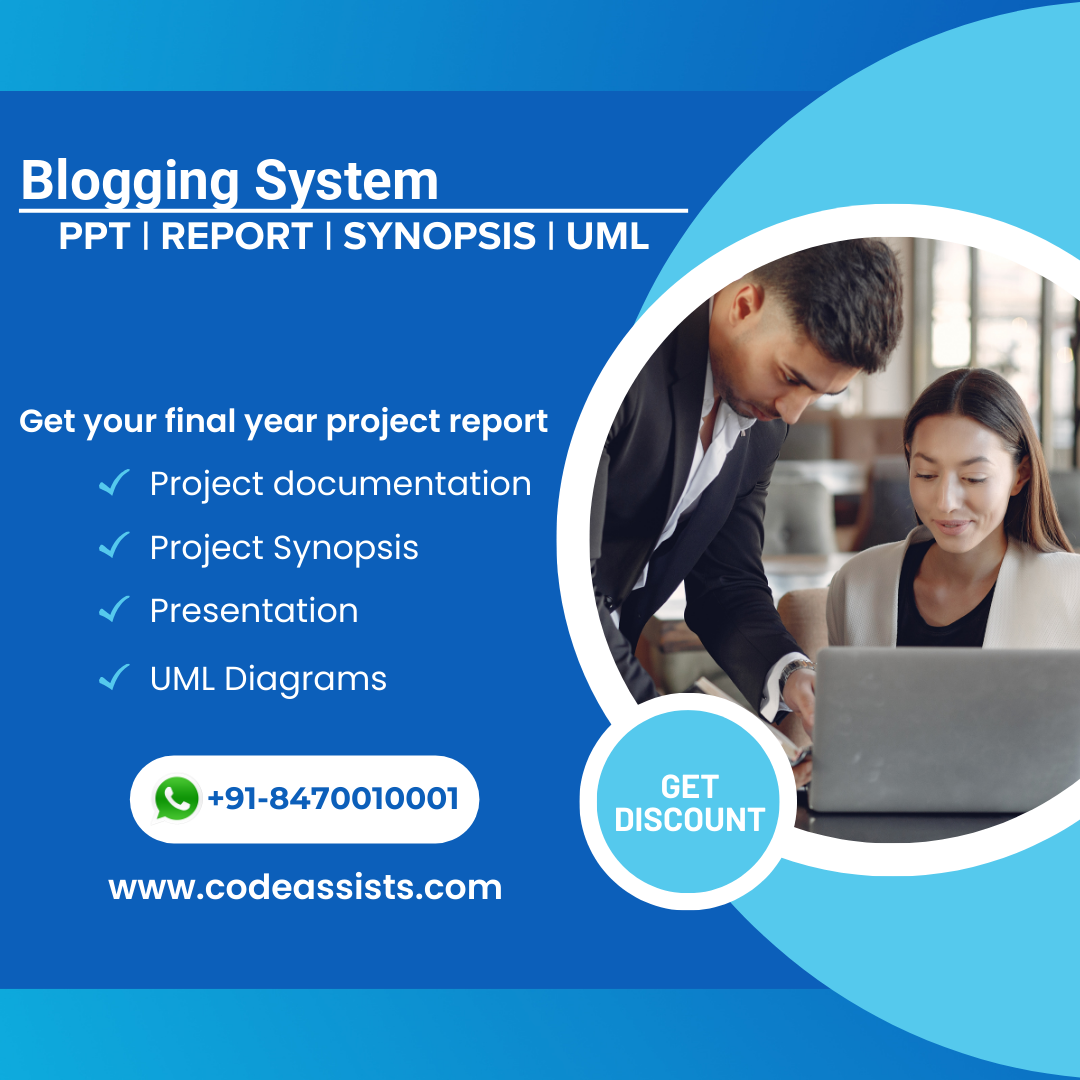 Blogging System | Project Report PDF Download