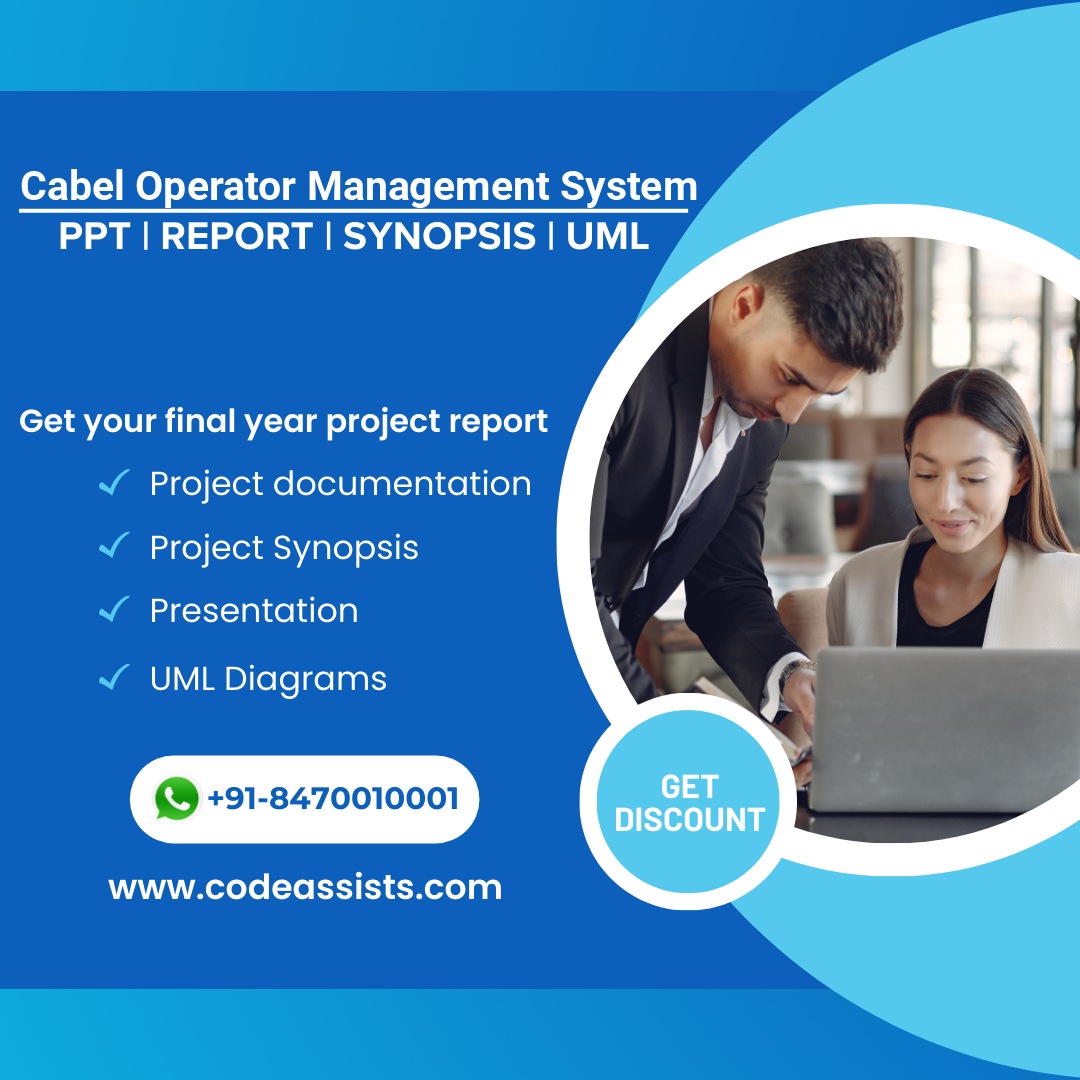 Cabel Operator Management System | Project Report PDF Download