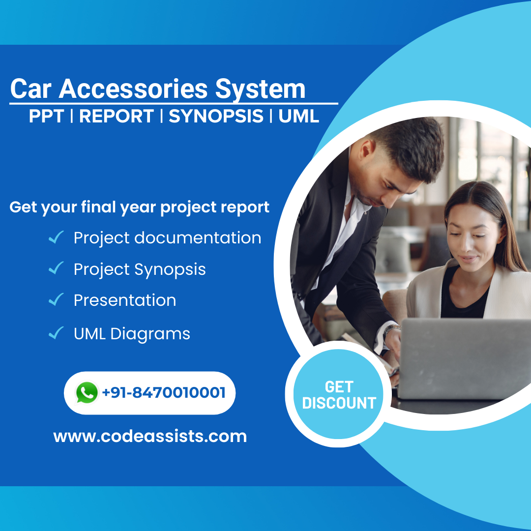 Car Accessories System | Project Report PDF Download