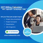 GST Billing Calculator Report Synopsis Source Code