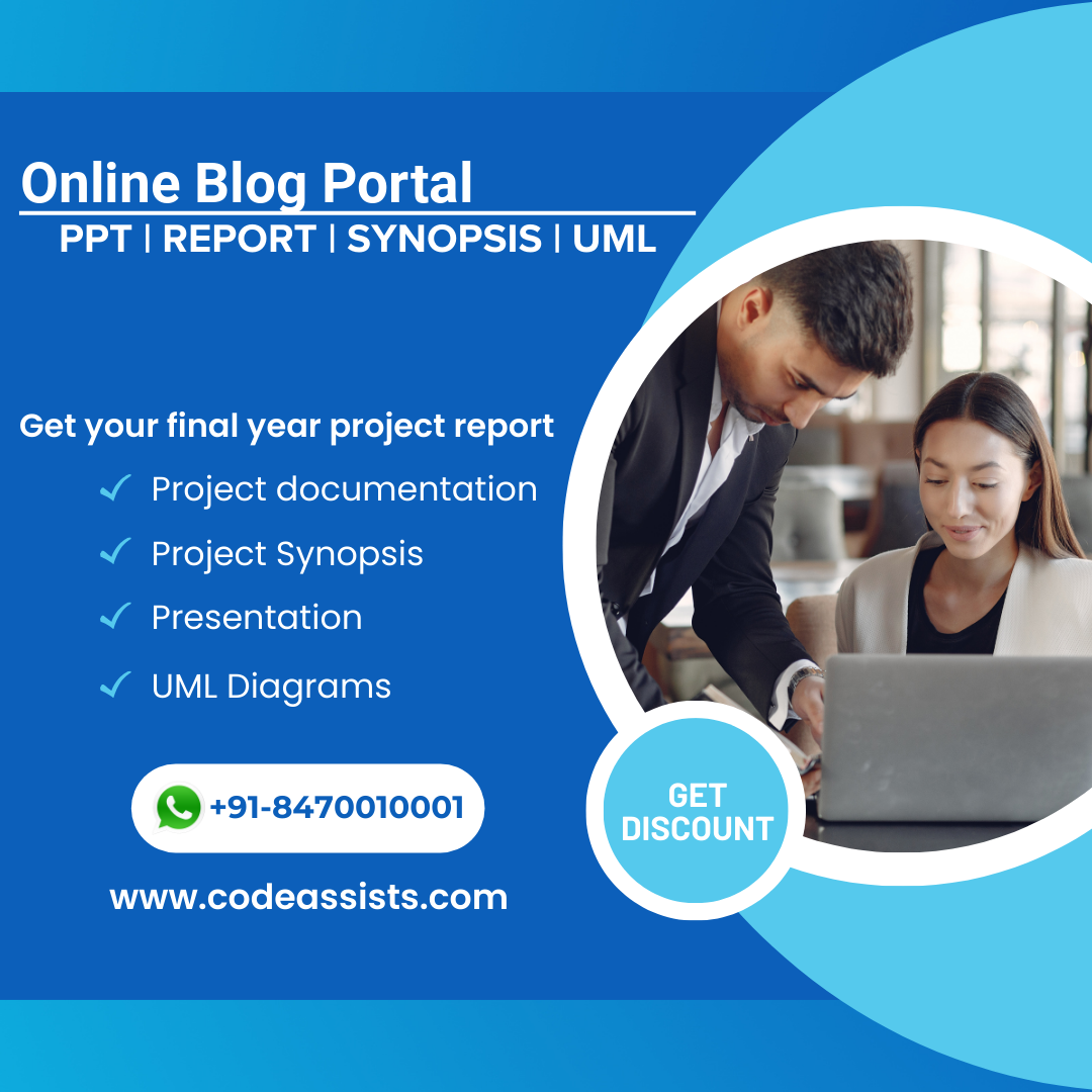 Online Blog Portal | Project Report PDF Download