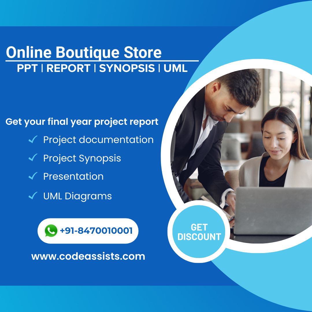 Online Boutique Store | Project Report PDF Download