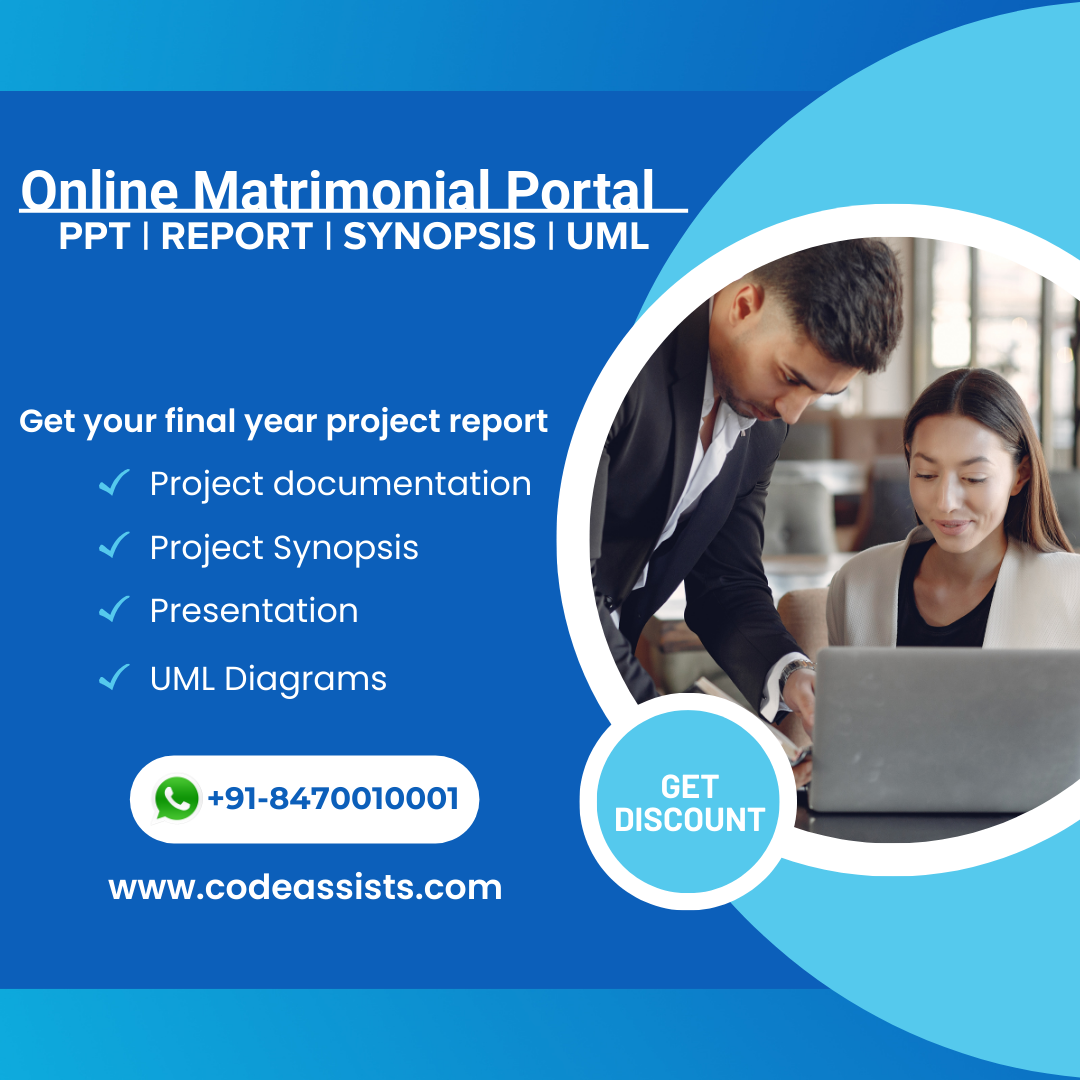 Online Matrimonial Portal | Project Report PDF Download