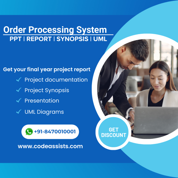 Order Processing System Report Synopsis Source Code